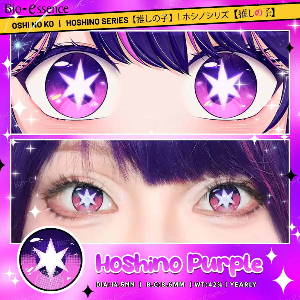 Bio-essence Oshi No Ko Cosplay lentilles de Contact pour les yeux
