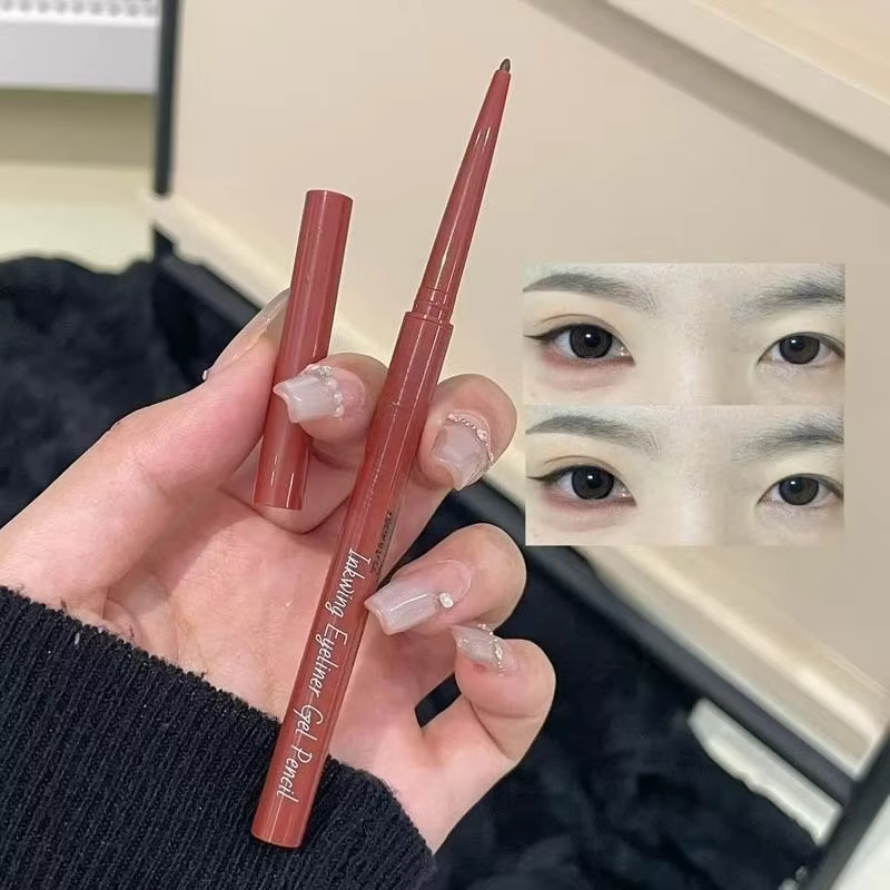 Crayon Eyeliner Gel Ultra-fin rose marron sous les yeux