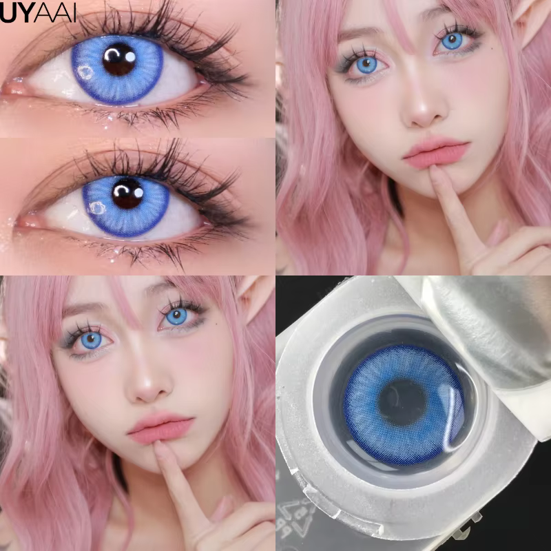 UYAAI Halloween Cosplay lentilles de Contact de couleur lentille