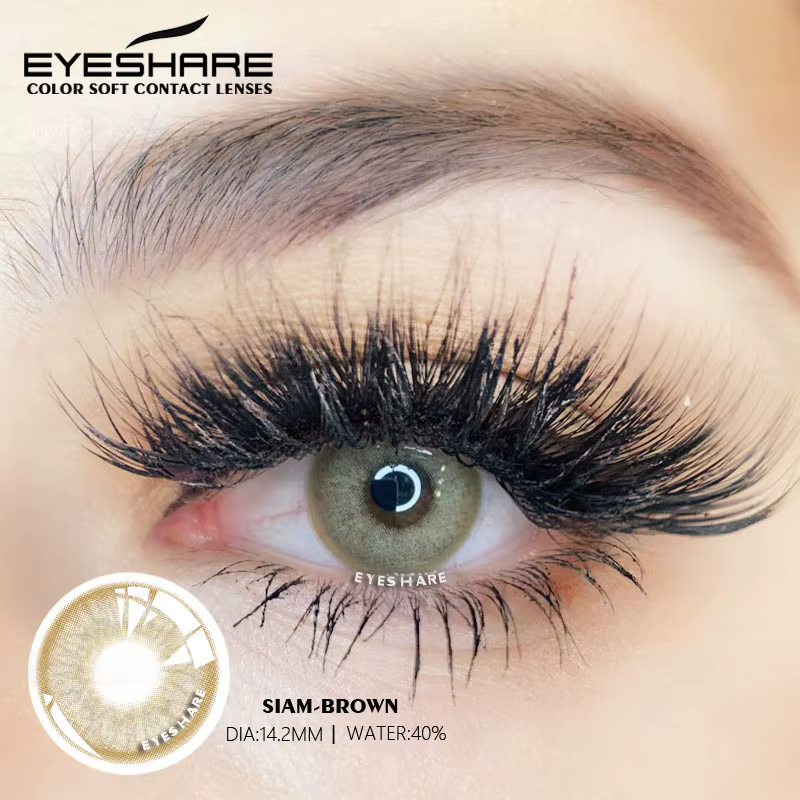 EYESHARE 2 pièces lentilles de contact de couleur naturelle pour les yeux