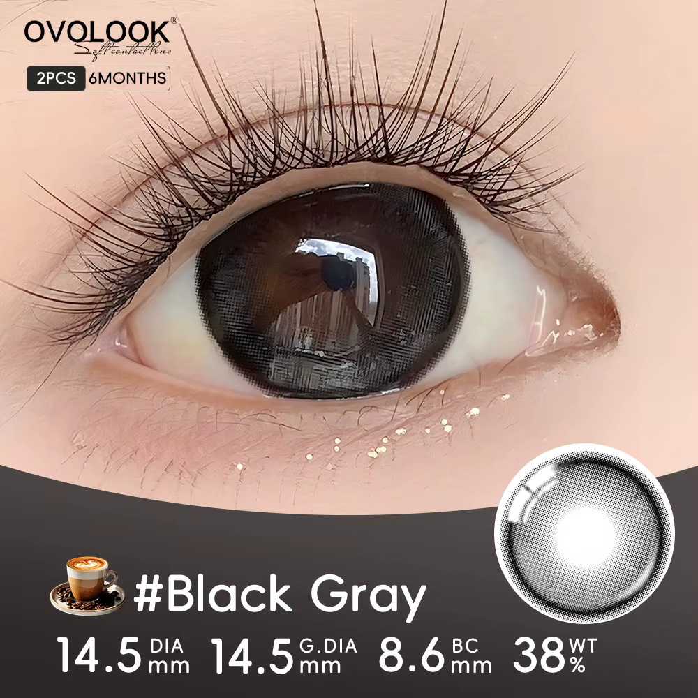 2pcs/paire beauté élèves rose lentilles de Contact pour les yeux nouvelle couleur naturelle