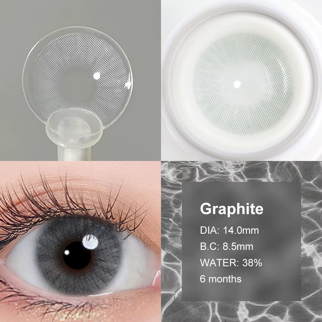 Super ! (0.00~-8.00) MAGISTER 14.0mm Lentilles de contact colorées naturelles Queen avec dioptries