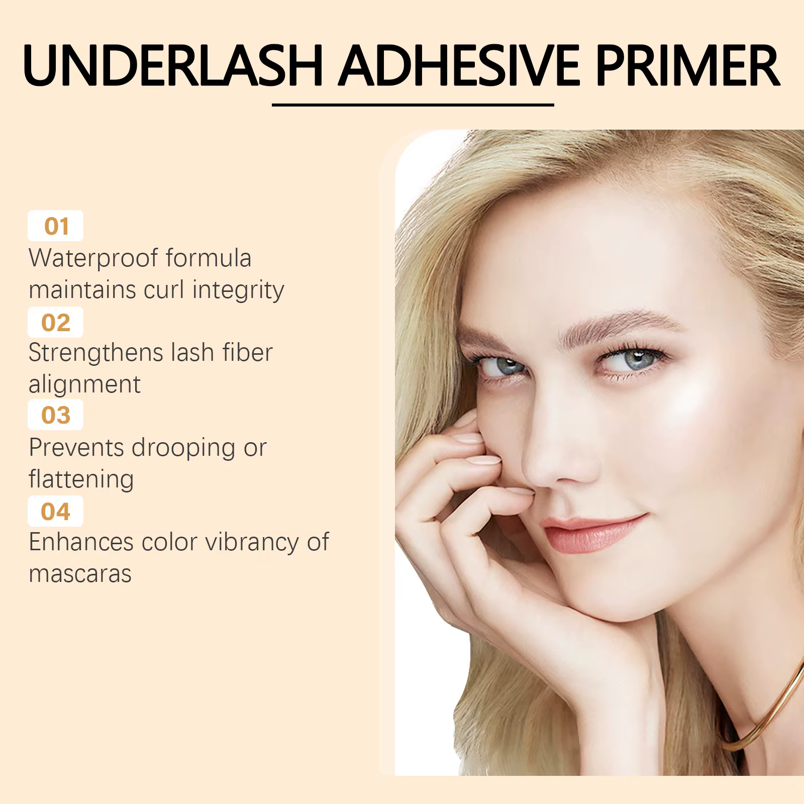 Base de mascara waterproof 5ml pour cils