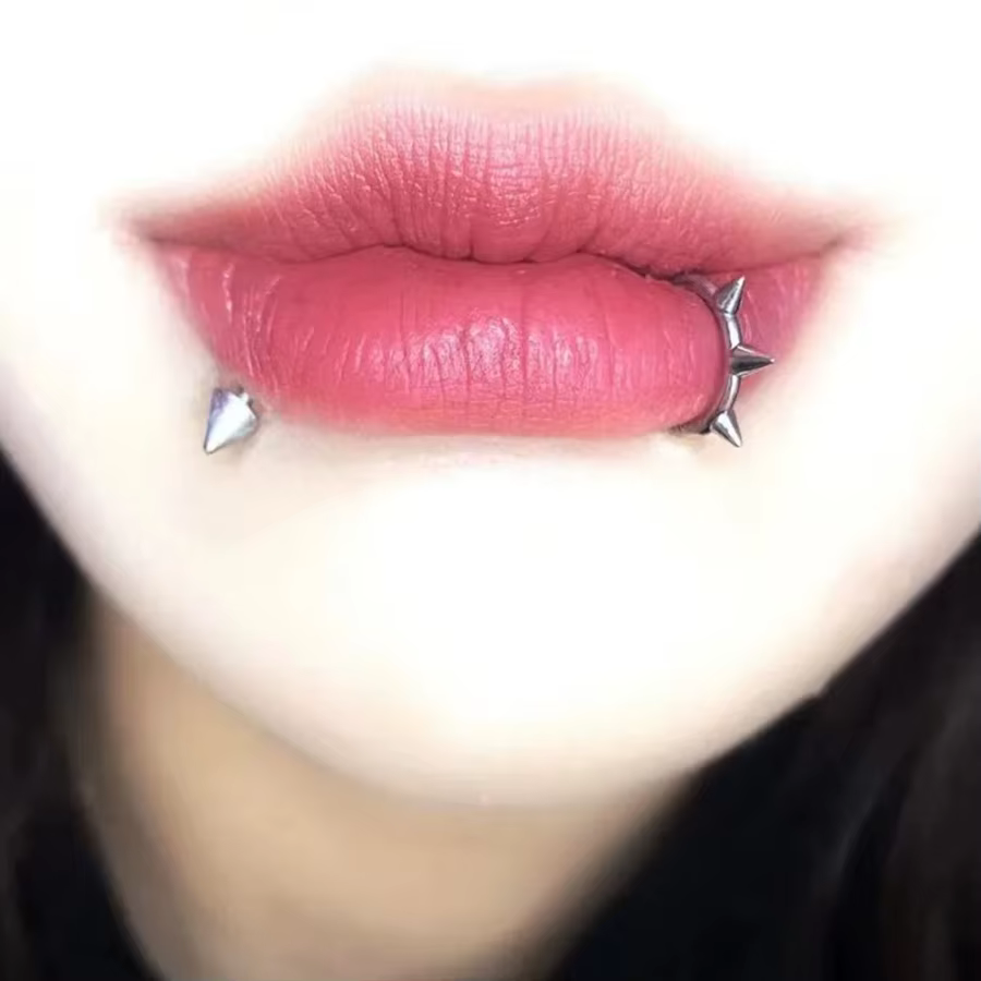 2 pièces à la mode 10mm en acier inoxydable Punk Clip sur faux Piercing nez enveloppement lèvres anneaux unisexe nez anneau femmes hommes Tusk corps bijoux
