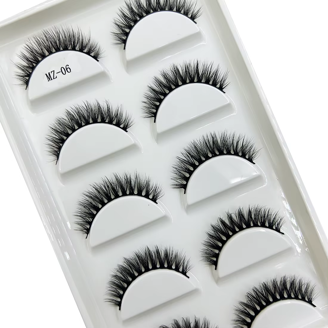Nouveau 28 Style 5 paires naturel vison Faux Cils maquillage Extension