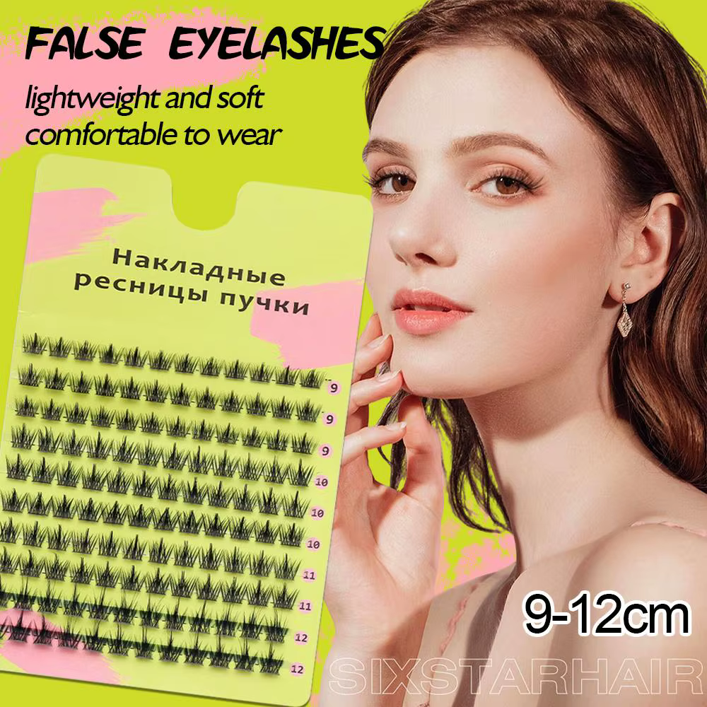 Faux-cils épais à 10 rangées