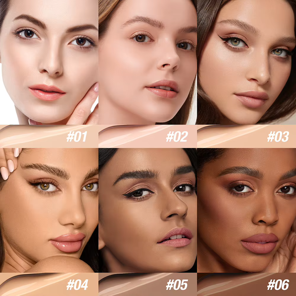 Fond de teint hydratant, correcteur, base de maquillage imperméable pour le visage, adapté au maquillage des femmes, cadeau d'Halloween
