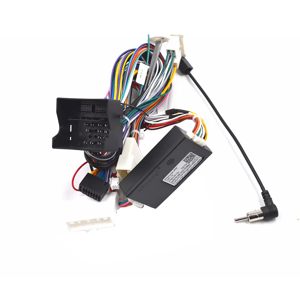 Boîtier Canbus Android pour Renault Mégane 3, Renault Trafic, faisceau 16 broches, câbles d'alimentation, alimentation autoradio, 2008-2014