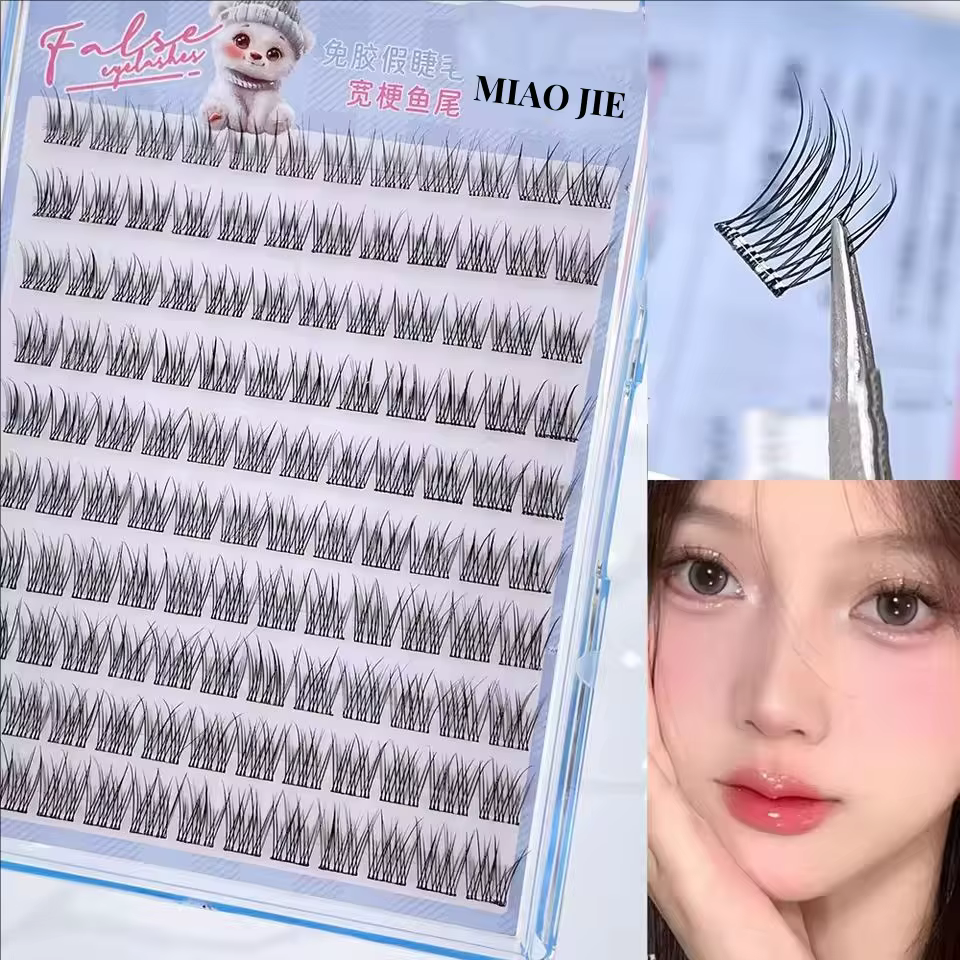 MIAOJIE Faux cils sans colle – Application facile en 3 étapes