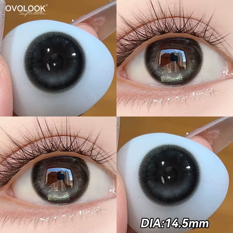 2PCS lentilles de Contact Silver Knight pour les yeux