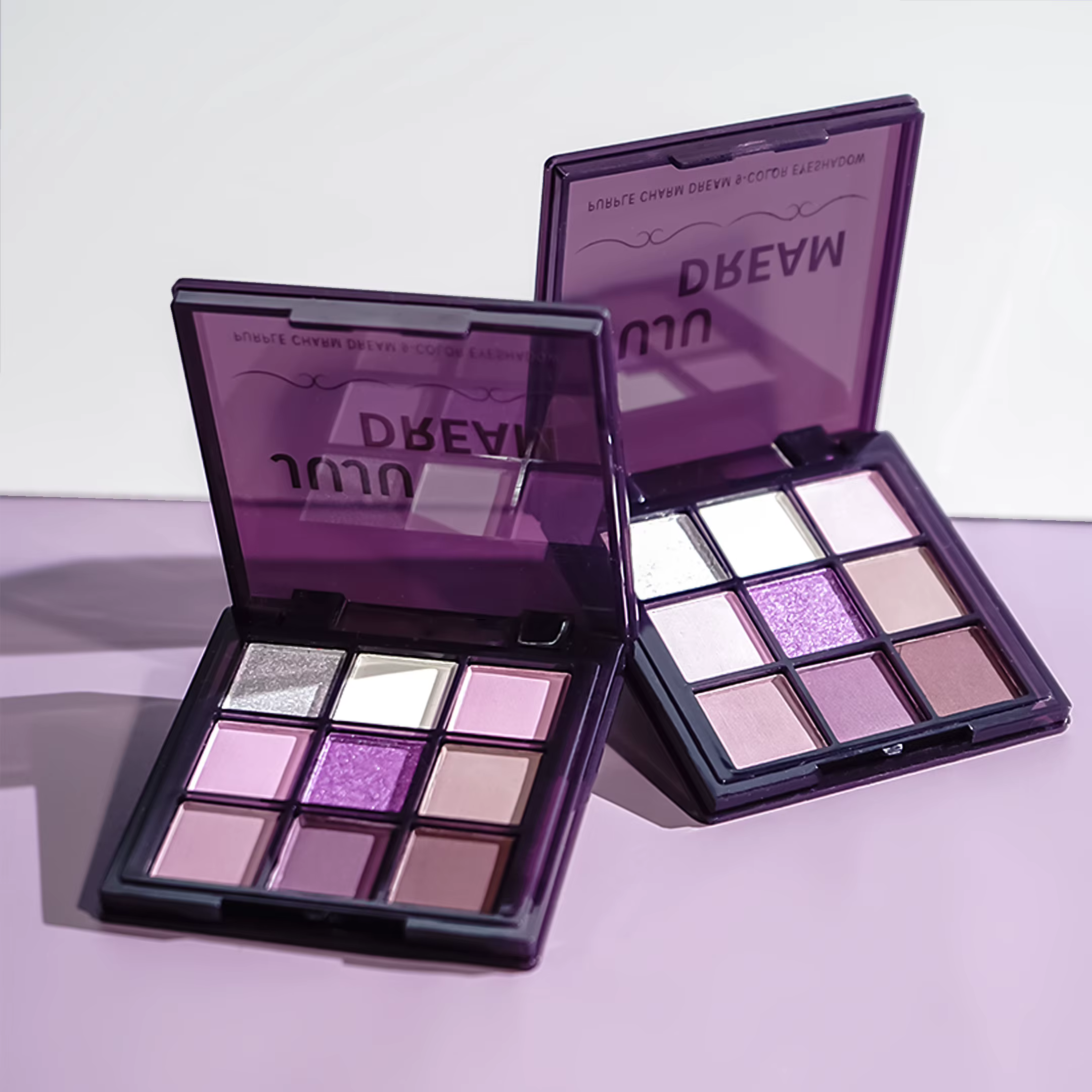 Violet charme rêve fille neuf couleurs ombre à paupières plaque fumée