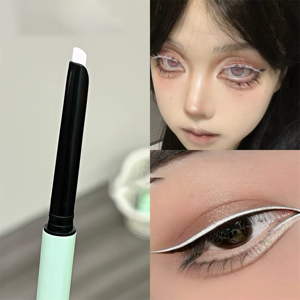 Crayon Eyeliner Blanc Mat Imperméable et Anti-Bavures
