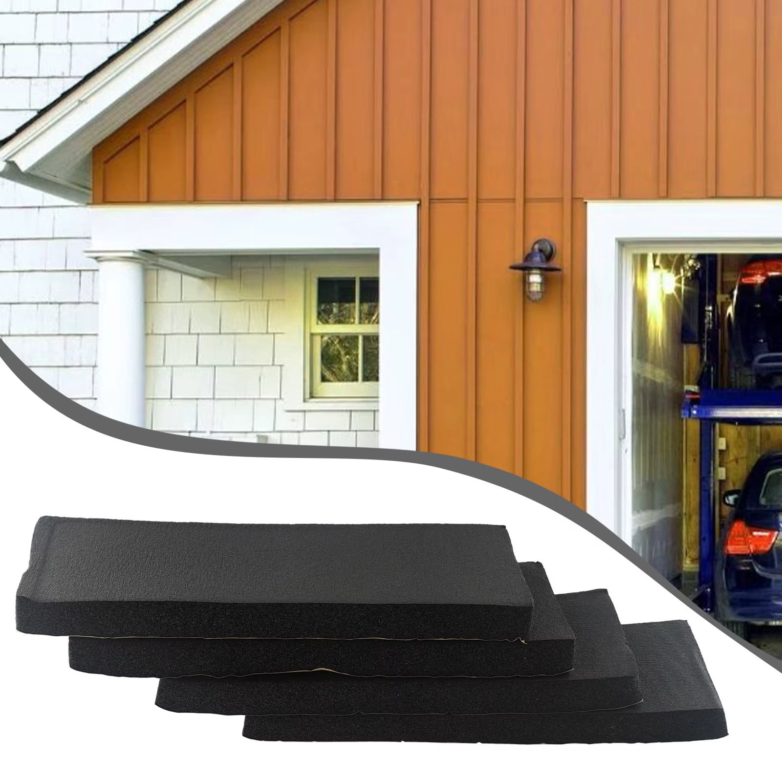 4 pièces ensemble Garage voiture porte protecteur mur coin pare-chocs garde bloc de mousse pour les espaces de stationnement entrepôts protéger les bosse et les rayures