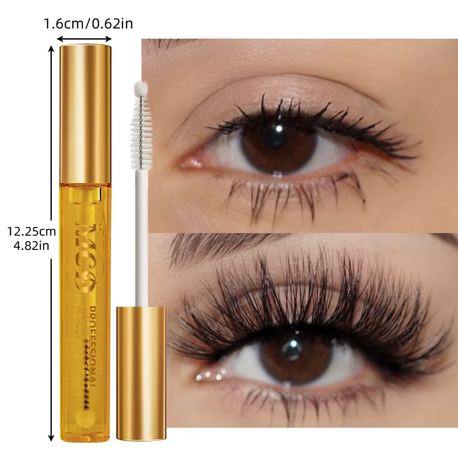 Sérum rehausseur de cils et de sourcils nourrissant Transparent