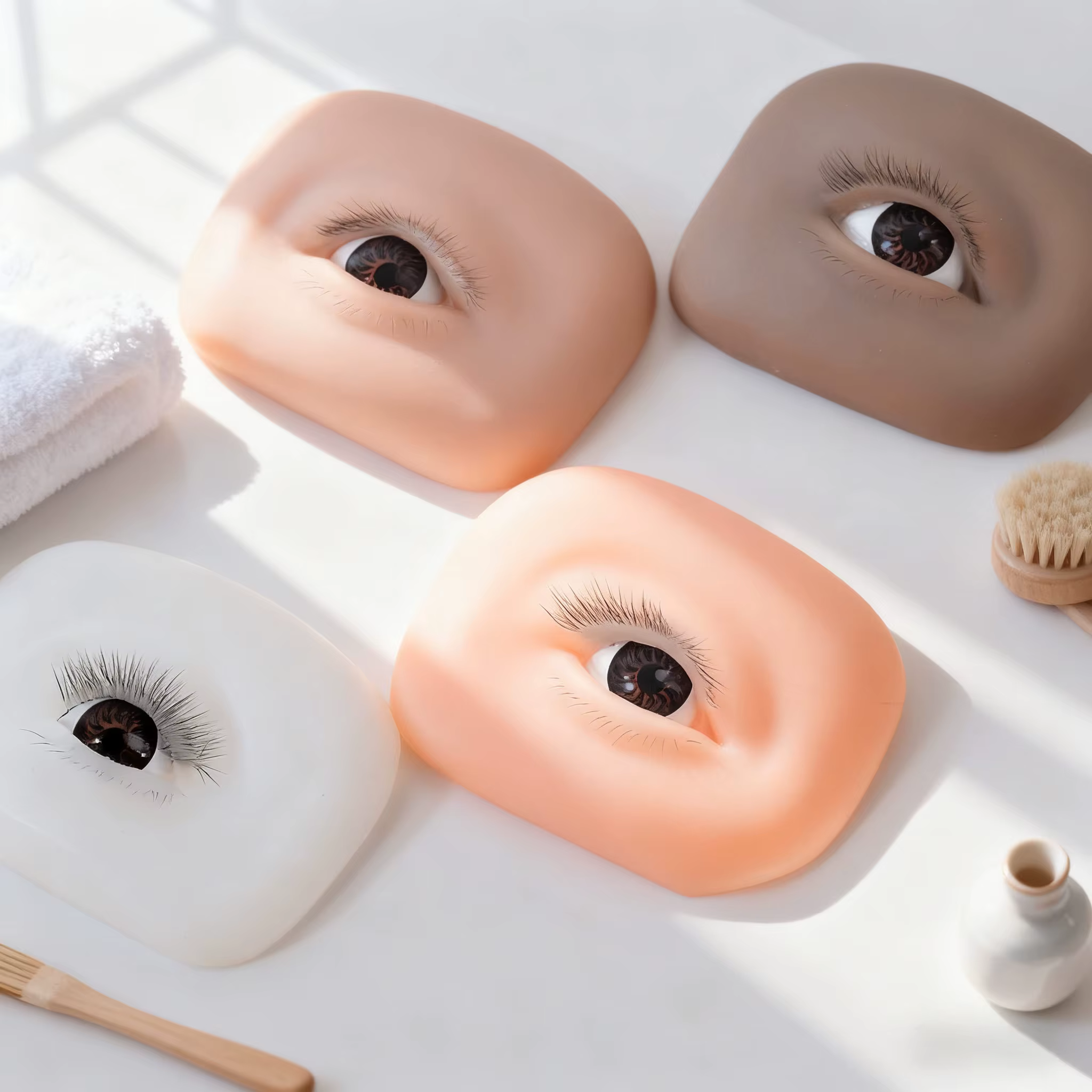 Outil de pratique d'extension de cils