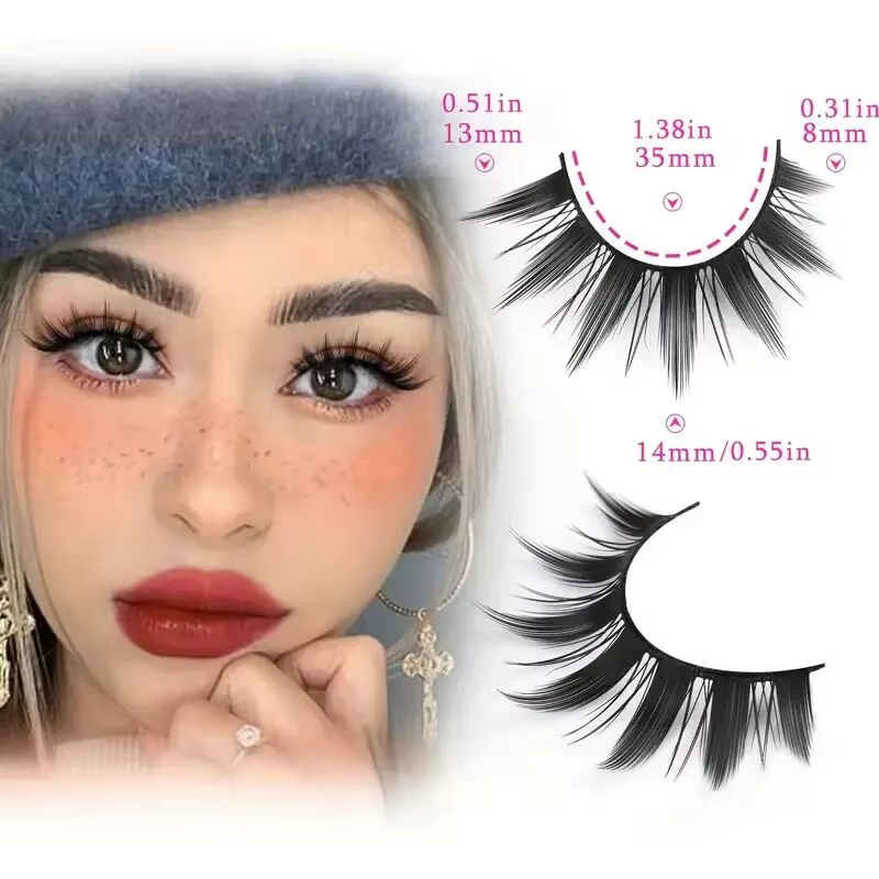Améliorez votre look avec des faux cils inspirés du Manga – Lot de 5