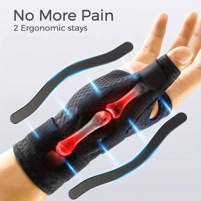 Attelle De pouce pour soulager la douleur, stabilisateur De pouce professionnel, attelle De pouce déclencheur pour l'arthrite De requête, tendinite, CMC, 1 pièces