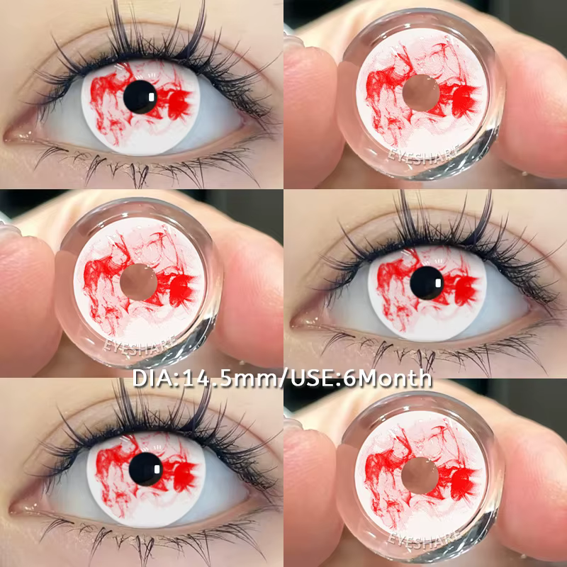 EYESHARE 1 Paire de Lentilles de Contact Halloween