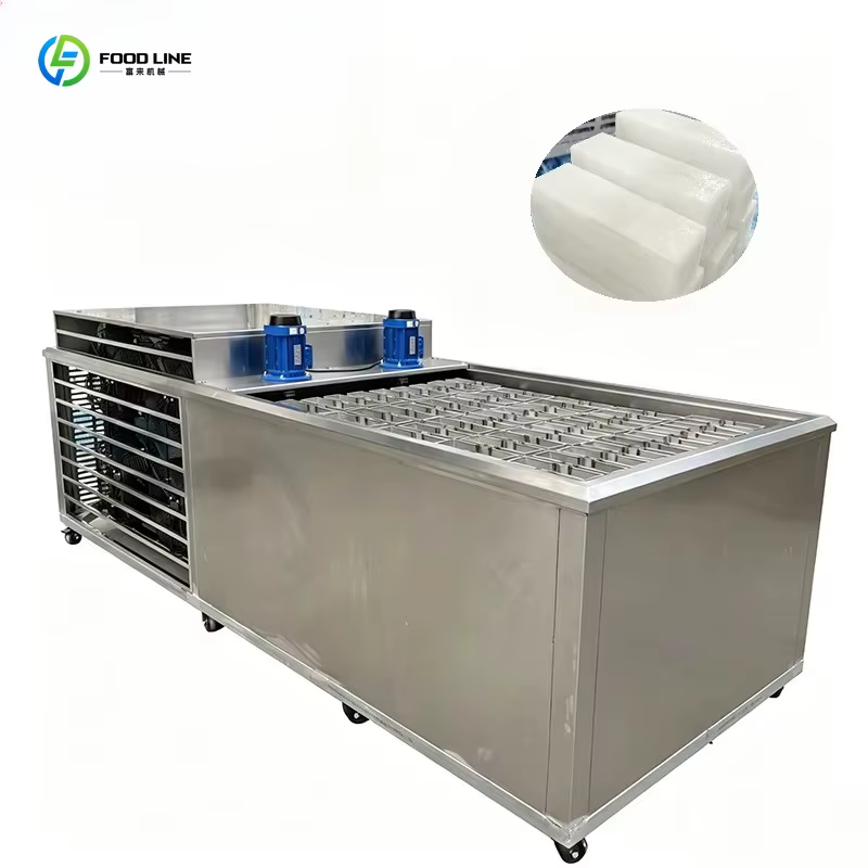 Machine à glace industrielle à faible consommation d'énergie, sur mesure, longue durée de vie, pour une fonctionnement stable.