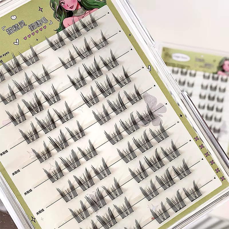 Faux-cils sans colle, Application facile en 3 étapes