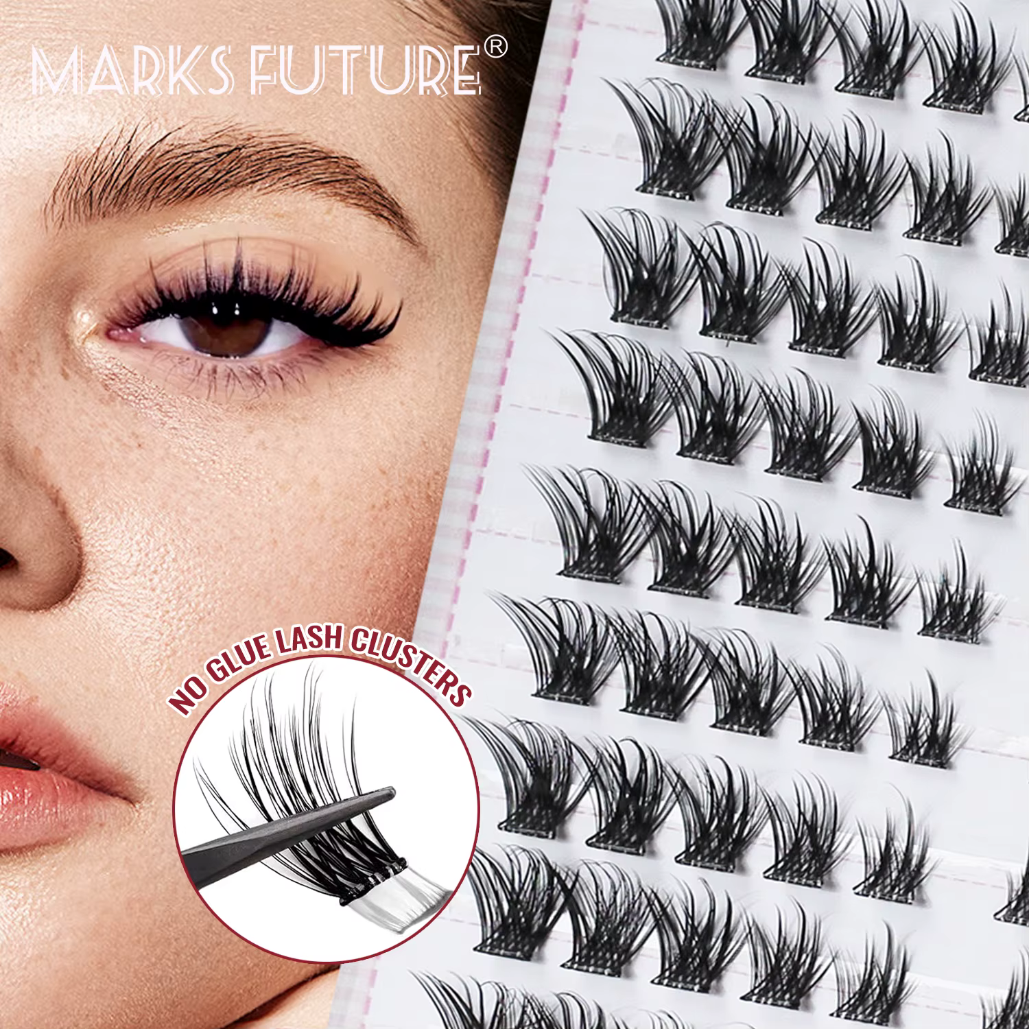 Faux cils autocollants