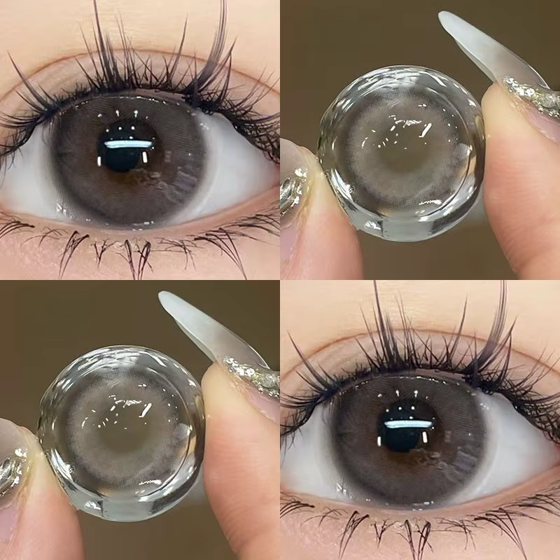 KSSEYE 2 pièces nouvelles lentilles de Contact de couleur bleue gris changer