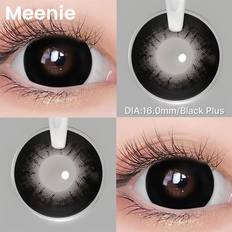 Lentilles de contact Meenie 16mm Big Eye noires