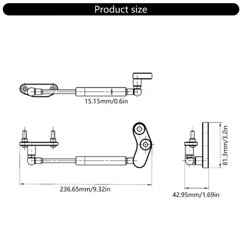 02de Installer Easy Installer en aluminium levage porte anodisé ajusté pour Can All Terrain Vehicle Door
