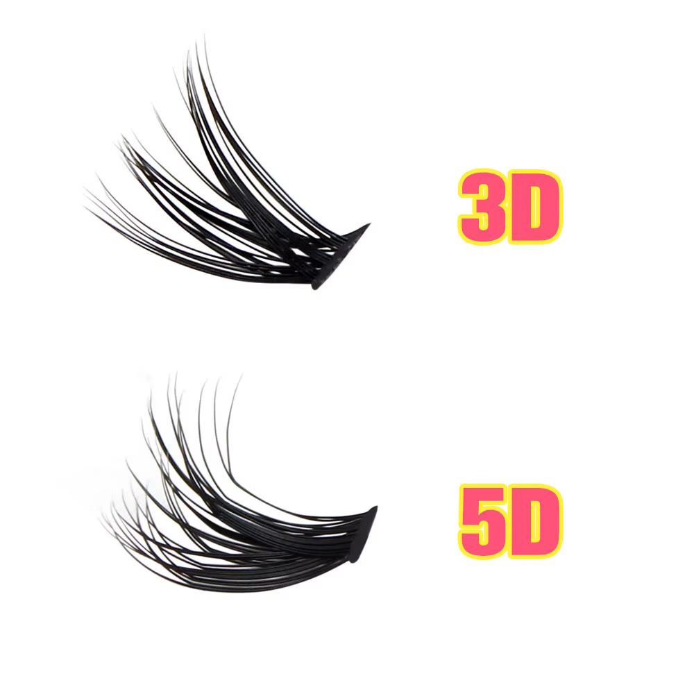 Vente entière Super Bunch nouveau mélange d'effet 3D/5D 240 grappes de cils 8-16mm Style de charme Extension de faux
