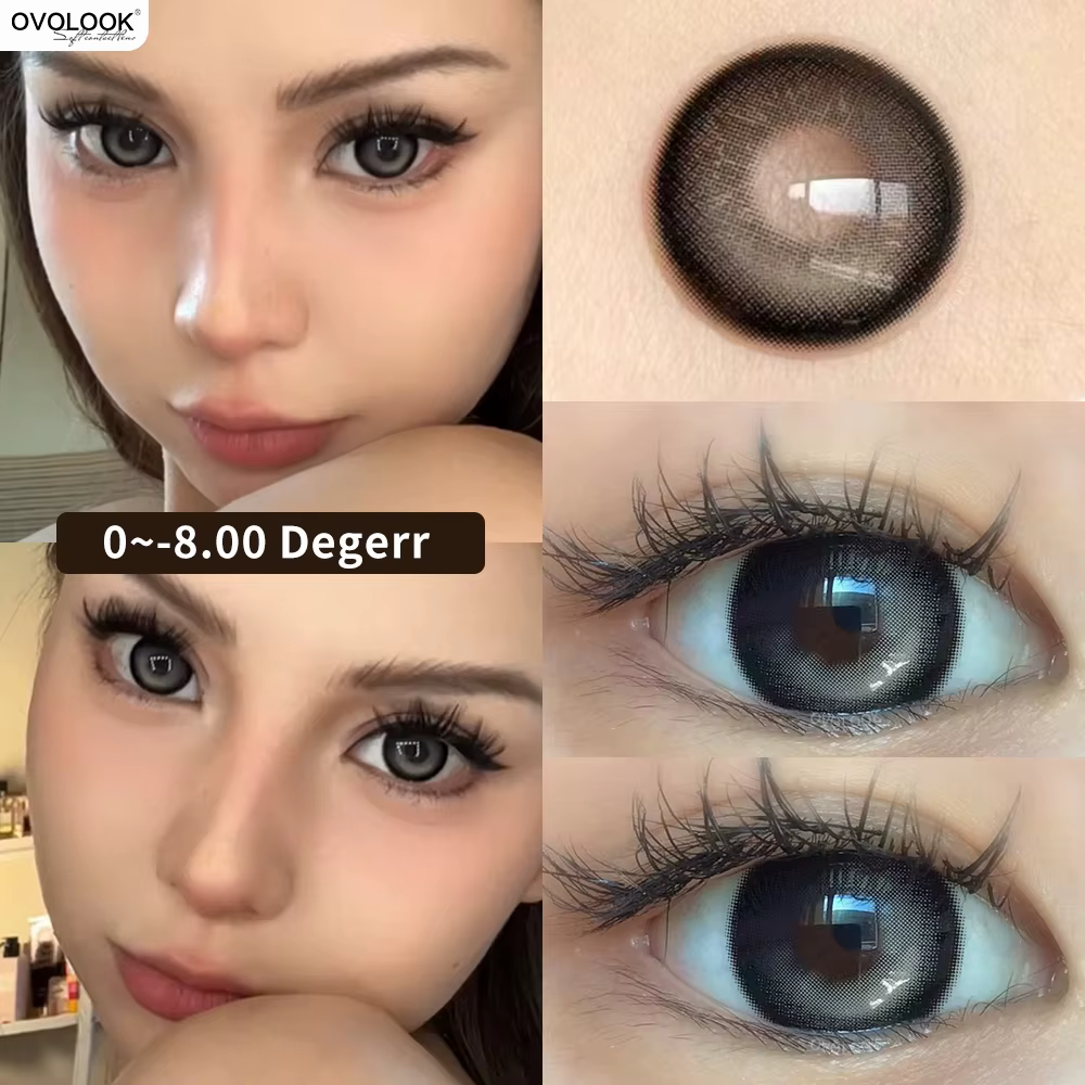1Pair les délinquants Lentilles de contact colorées pour les yeux Myopie