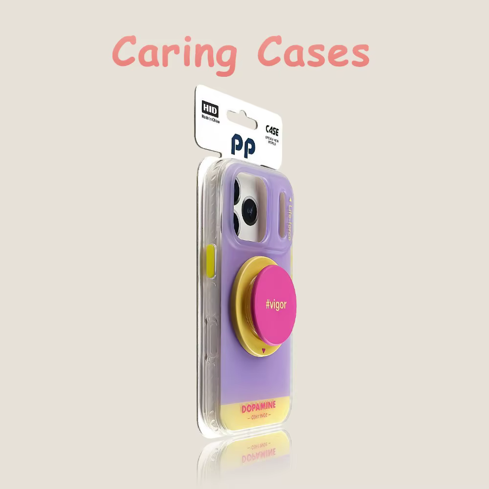 Coque pour iPhone 17 Pro Max Jaune avec base orange, support magnétique, bords souples en silicone, design minimaliste, compatible avec iPhone 16, 15, 14, 13