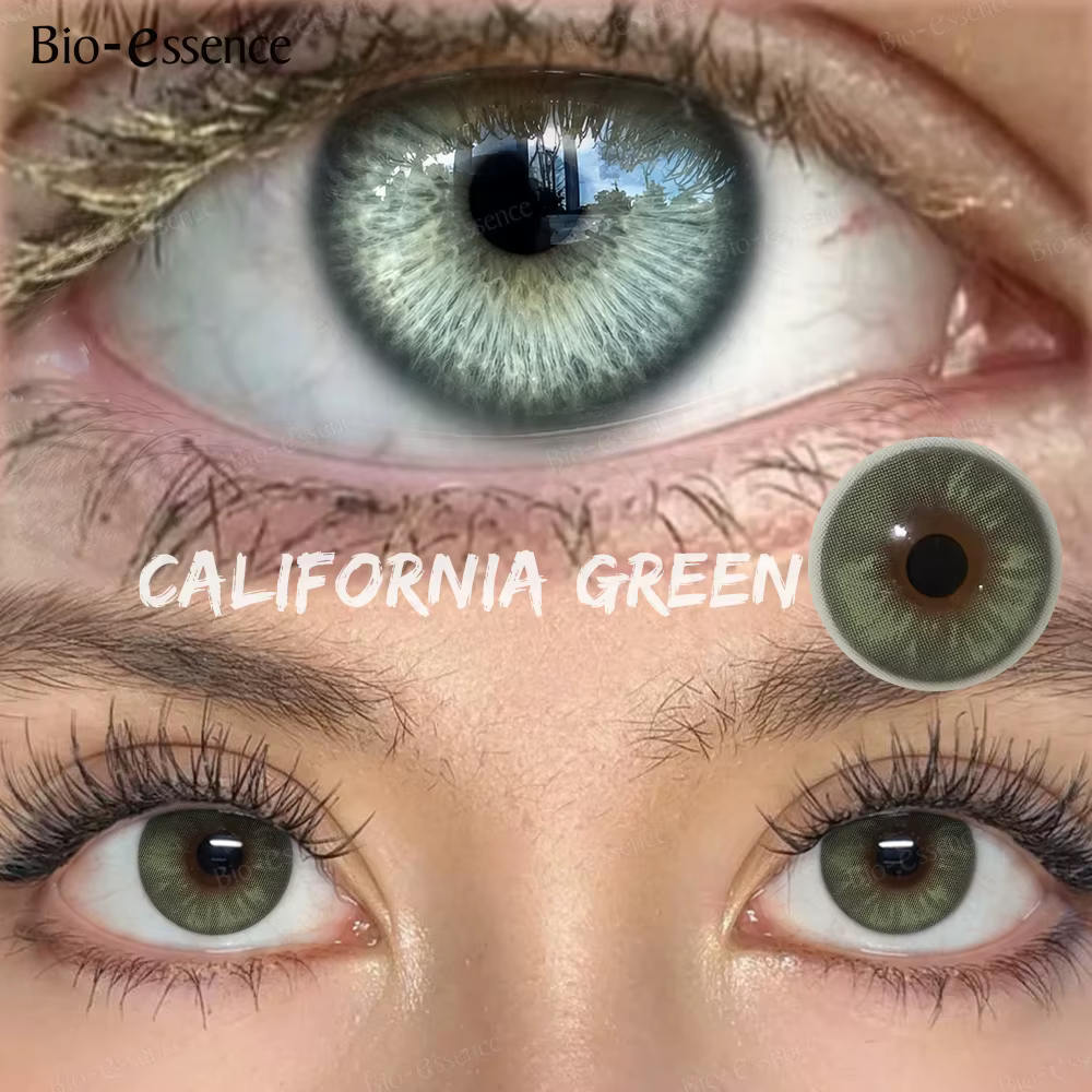 Lentilles de contact colorées grises Bio-essence pour les yeux