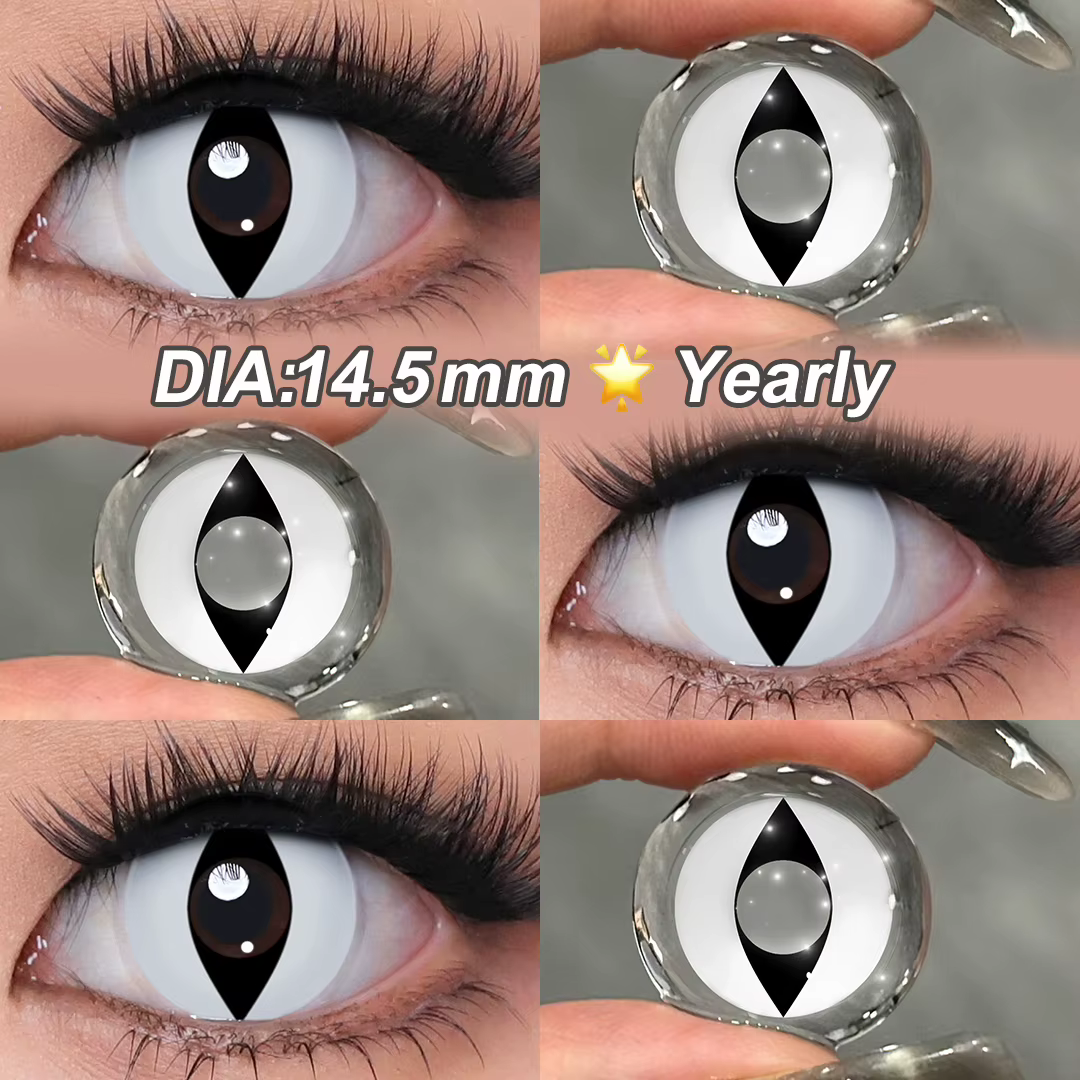 Magister couleur oeil de chat lentilles de Contact pour les yeux Cosplay