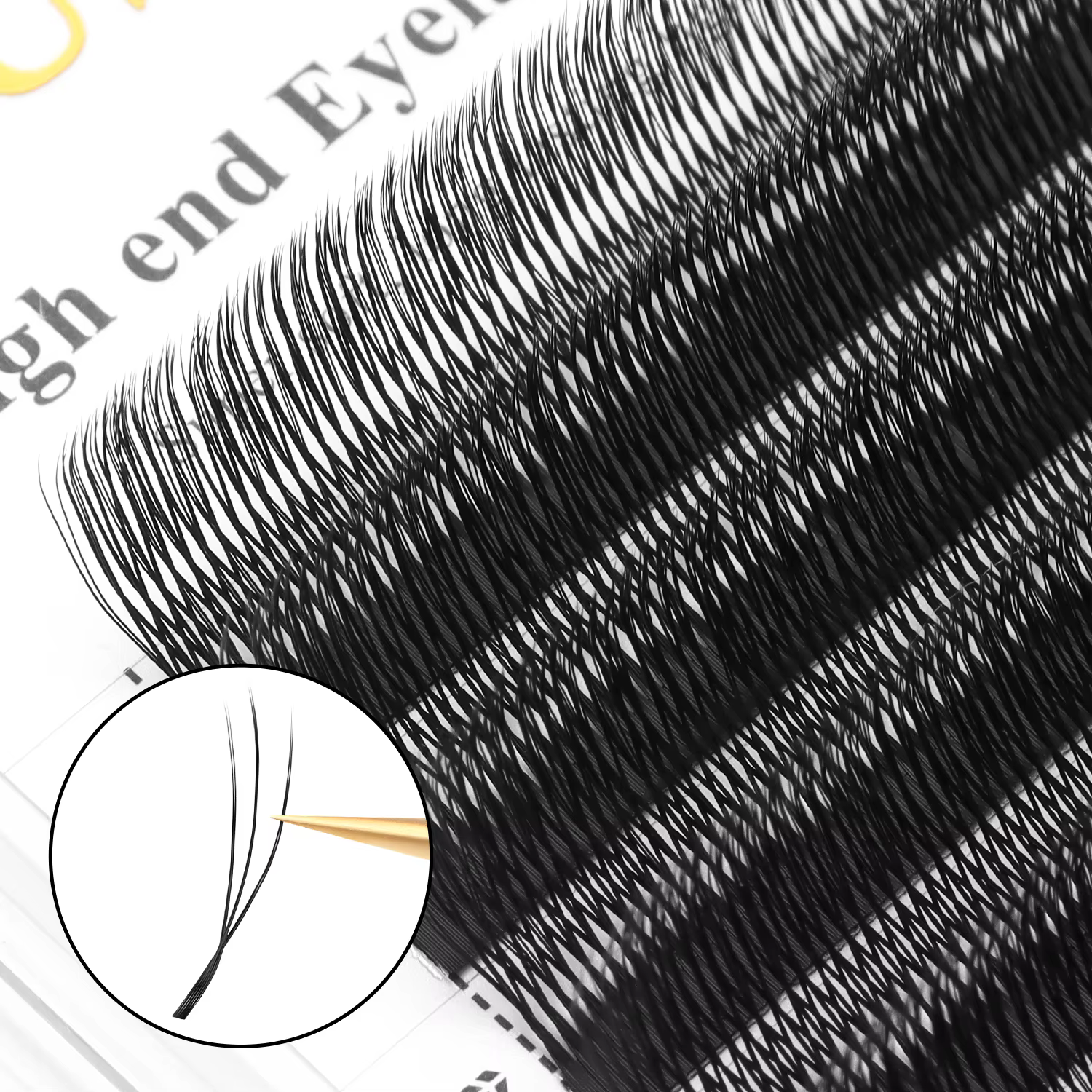 XIUSUZAKI en forme de U YY 3D 4D 5D W Extensions de cils nouveau Style U/W Extension