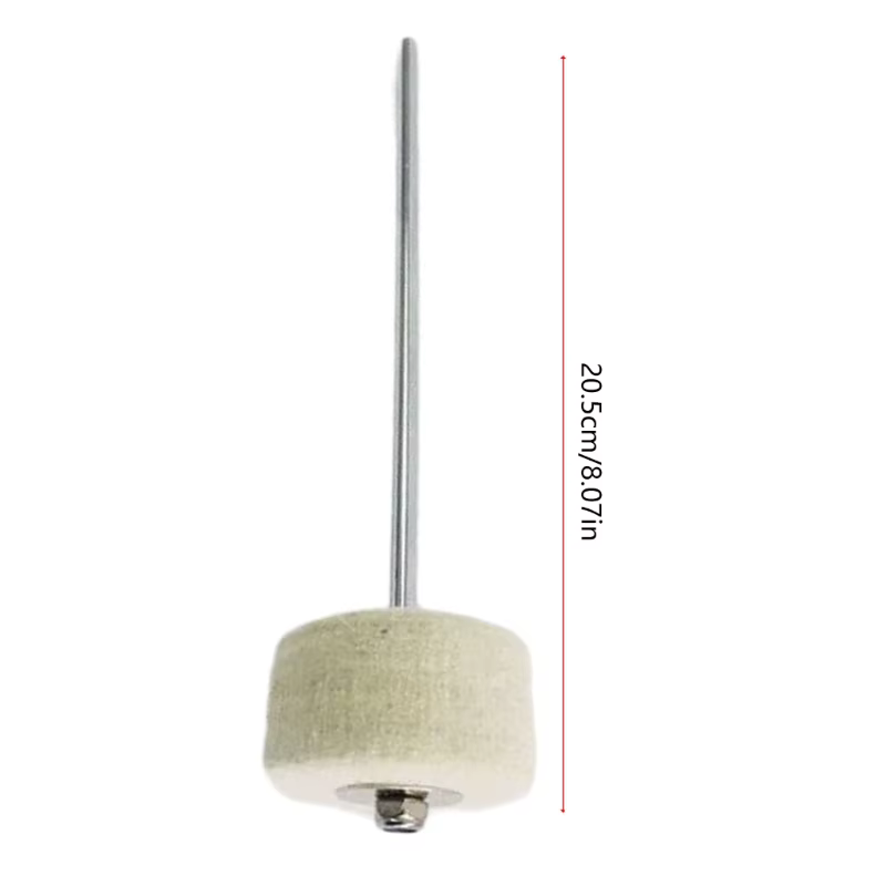 Batteurs de pédale de grosse caisse double face, accessoire de percussion, marteau de pédale de grosse caisse