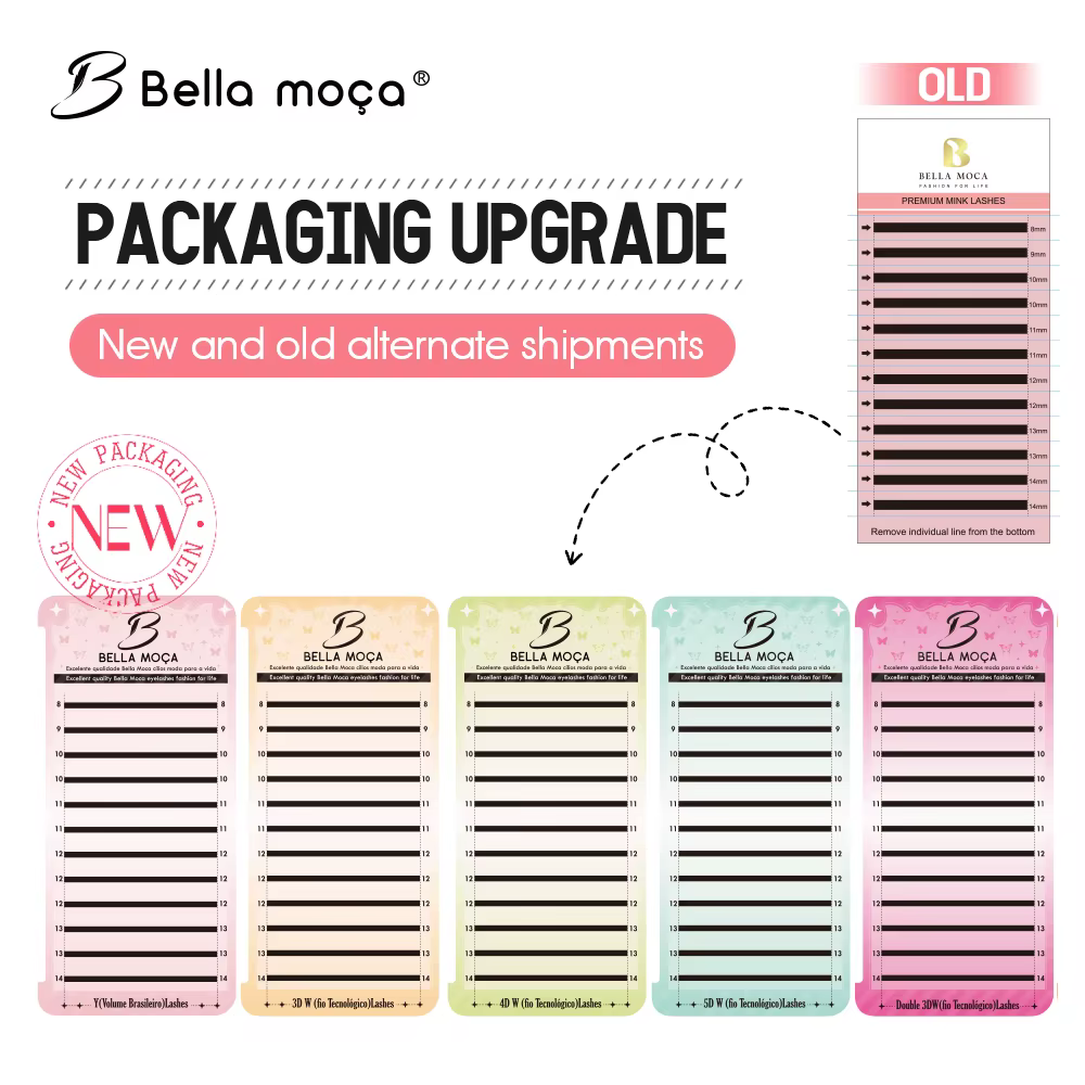 Bella moça YY cils en forme de C D L LU L + Curl Faux vison marron/noir Y fournitures