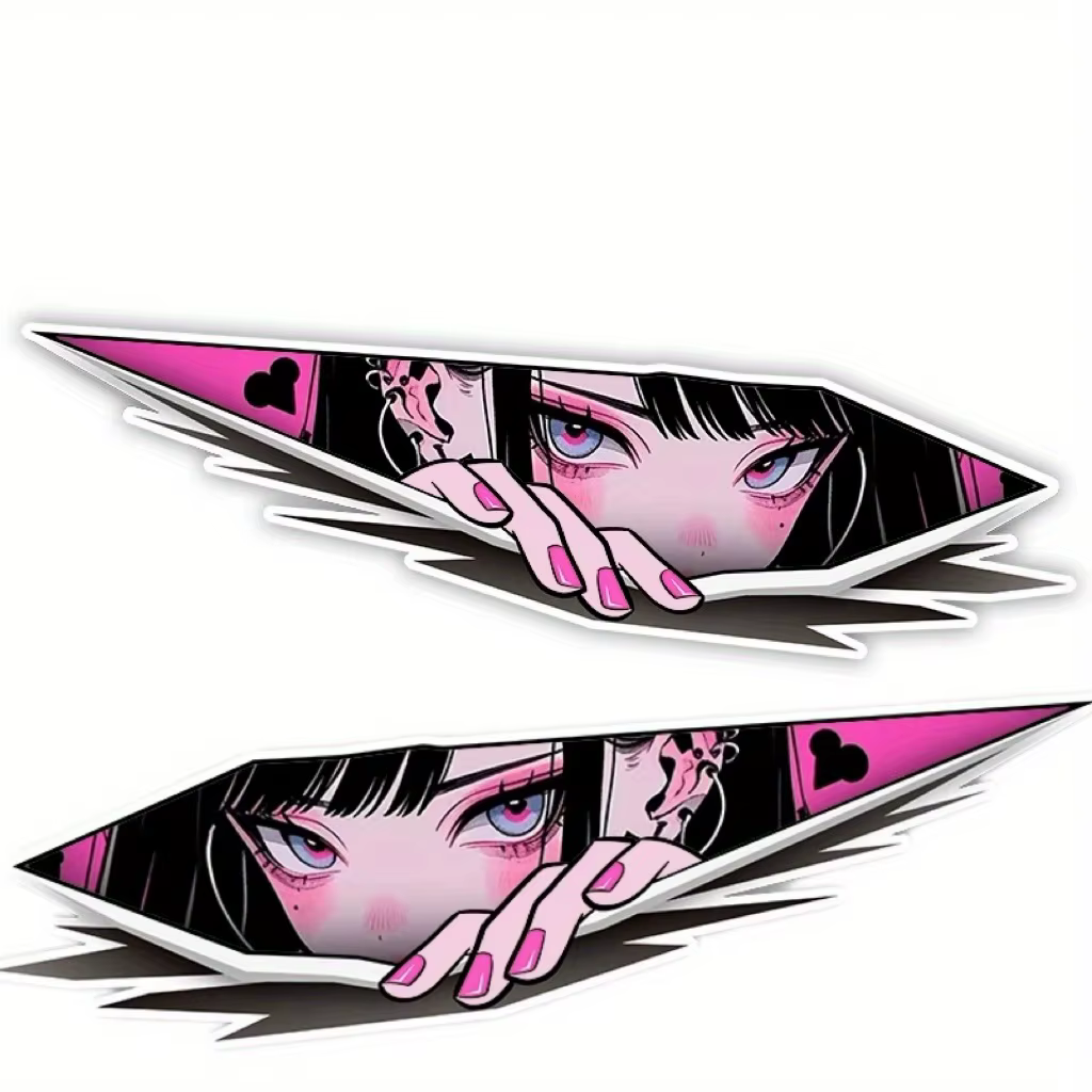 Autocollants anime yeux collants