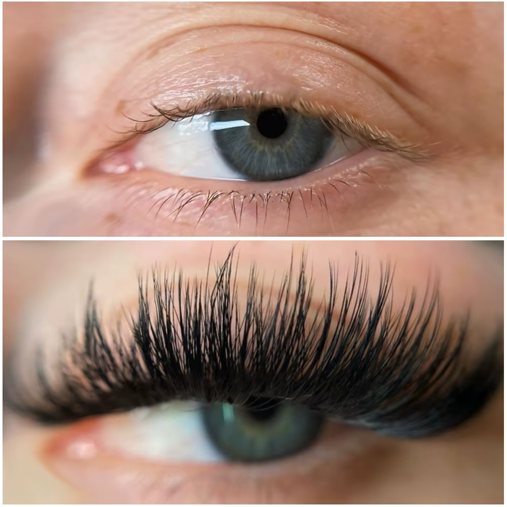 Befer Beauty Volume Extension de cils en éventail 8-16mm noir mat moelleux doux naturel Fournitures d'extension