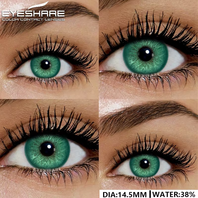 EYESHARE 1 paire de lentilles de Contact de couleur naturelle pour les yeux
