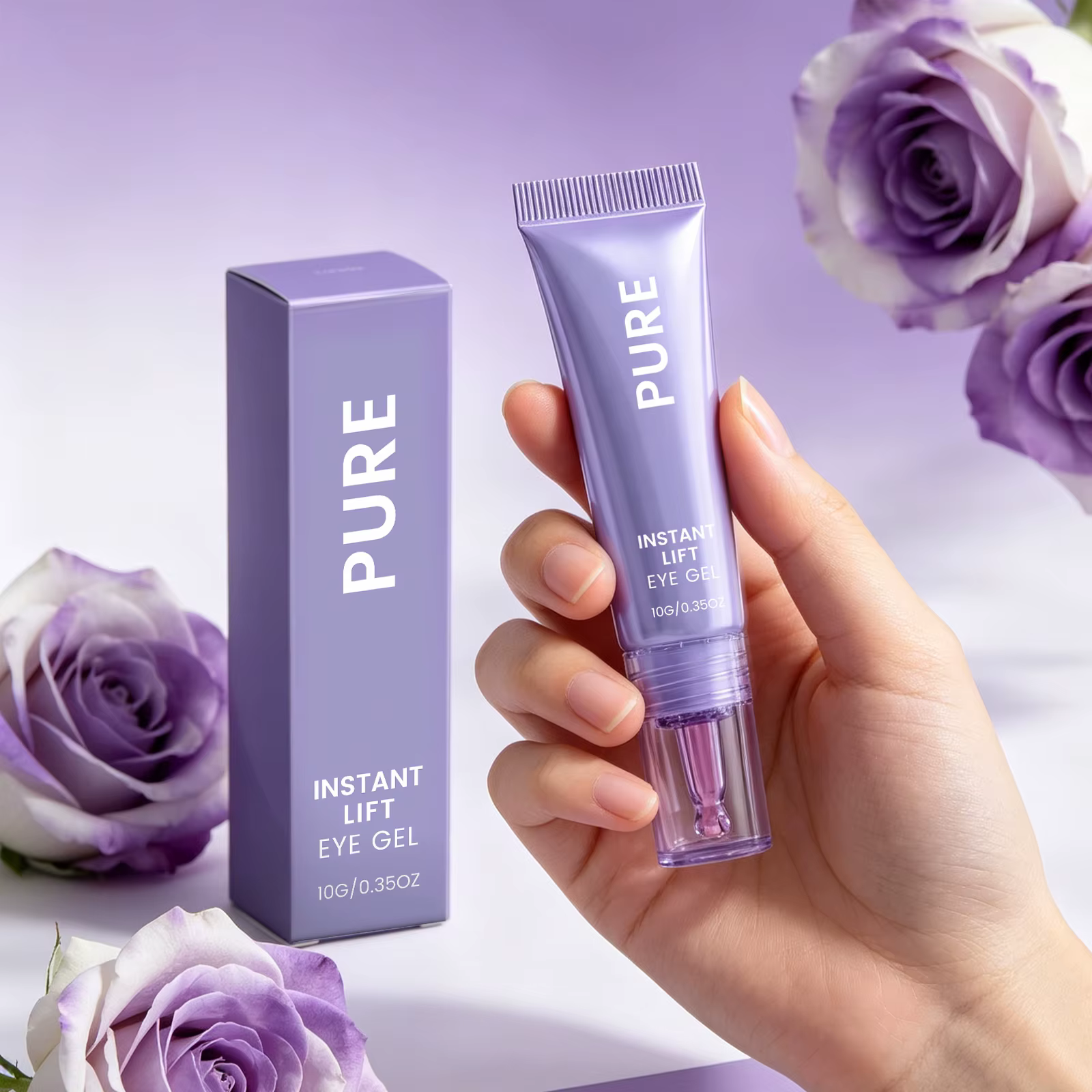 Crème Instantanée Anti-Poches Sous les Yeux au Collagène Hydrolysé – Anti-Rides