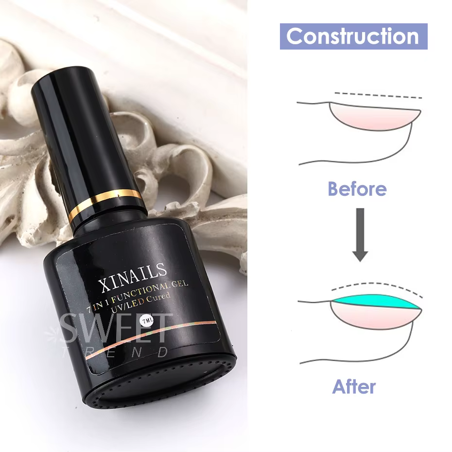 Fonction de renfort des ongles 7 en 1