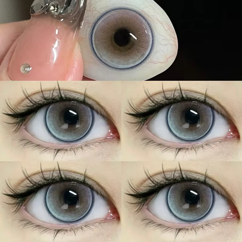 KSSEYE 2 pièces lentilles de Contact de couleur stores pour lunettes