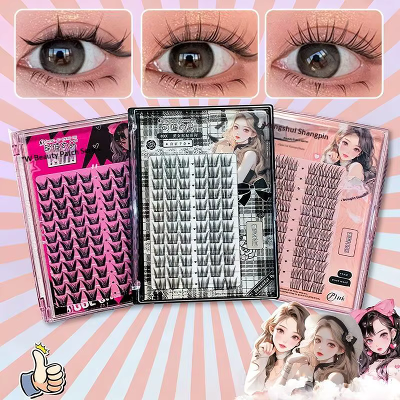 Faux cils demi-naturels