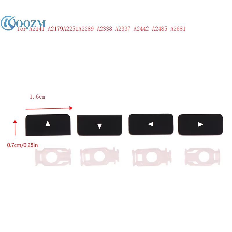 Flèche clé Keycap charnière pour Macbook Retina A2141 A2442 A2485 A2251 A2289 A2179 A2337 A2338 A2681 clavier flèche clé Keycap