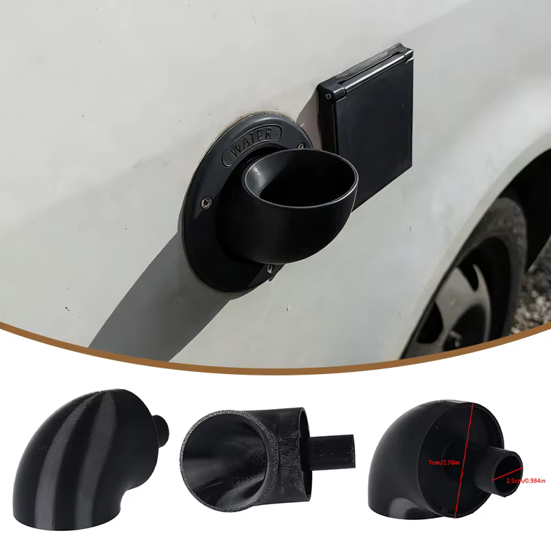 Entonnoir de remplissage d'eau pour camping-car, bouchon de remplissage d'eau standard, camping en plein air, camping-car, accessoires pratiques de remplissage de réservoir d'eau