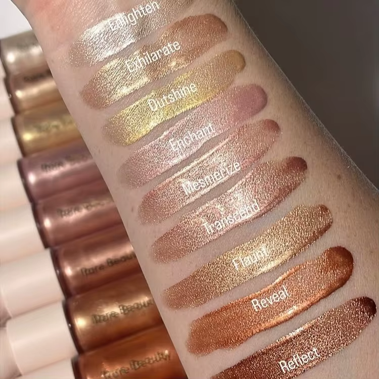 Rare Beauty Enlumineur Liquide Scintillant Longue Tenue Imperméable Éclat Naturel Visage Corps Cosmétique Mélangeable pour Quotidien et Soirées