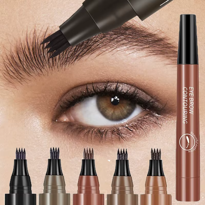 Crayon à sourcils 4 points 5 couleurs stylo