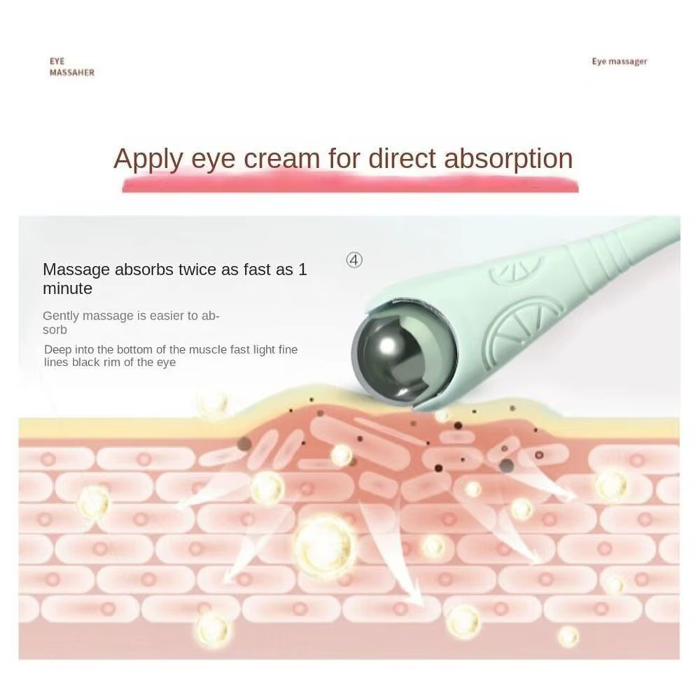 Rouleau de crème de massage pour les yeux