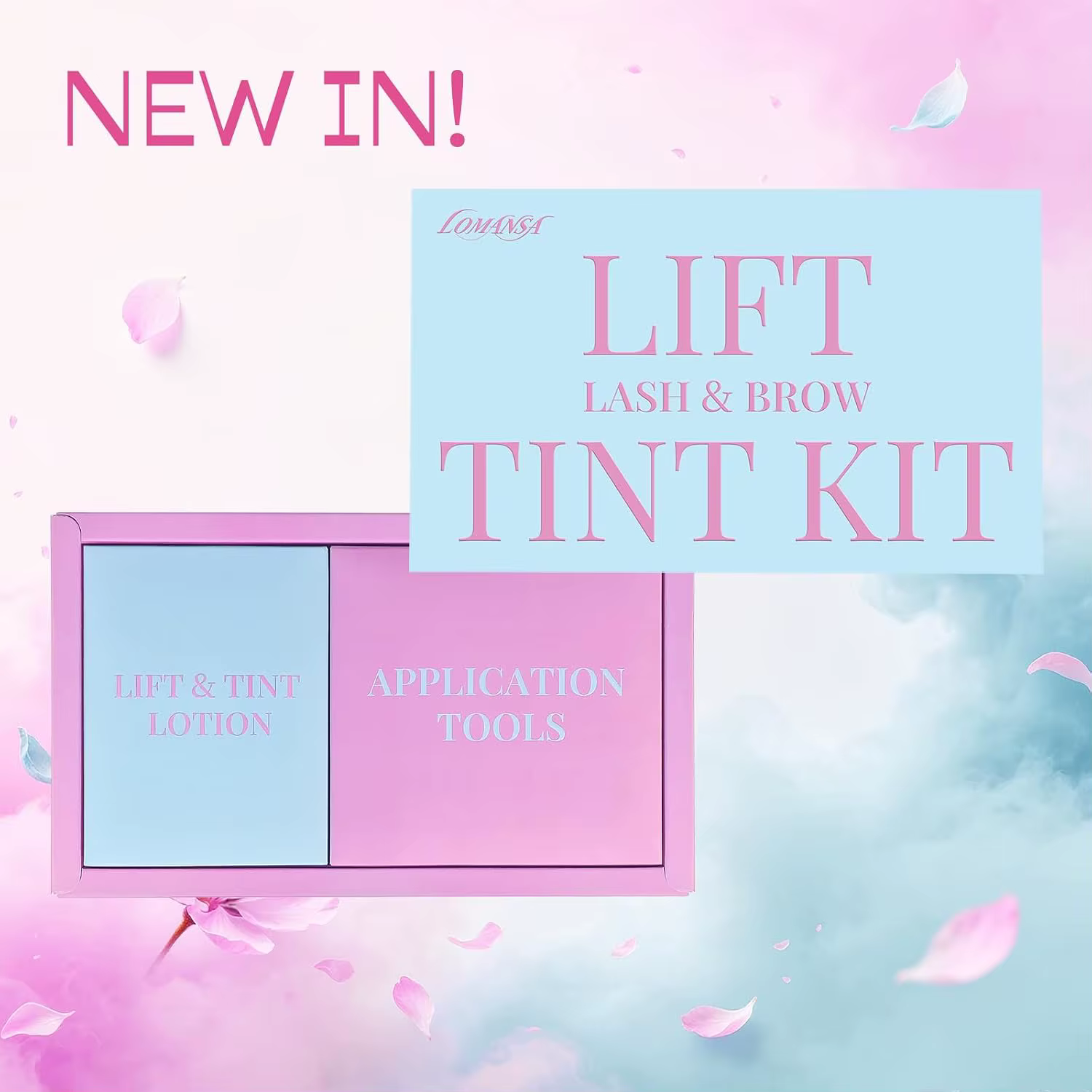 Kit Lomansa Lash Lift et Coloration Noir Intense pour Cils – Tenue Forte 4 Semaines