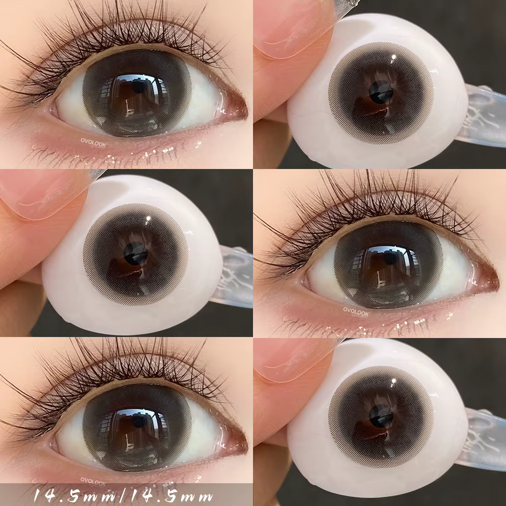 OVOLOOK - 2 paires de lentilles de couleur pour les yeux